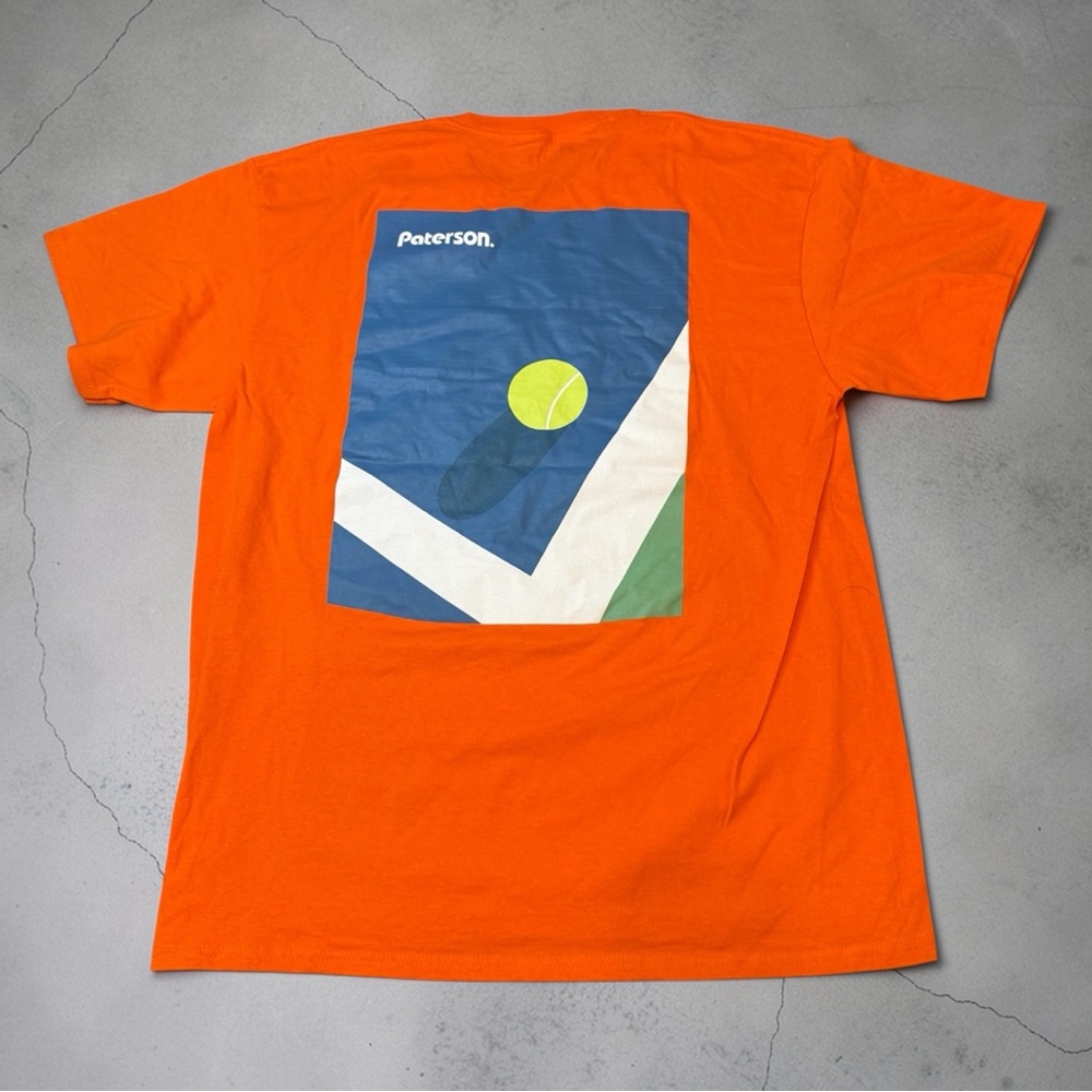 Brand new, Peterson tennis Orange Graphic T-Shirt size XL